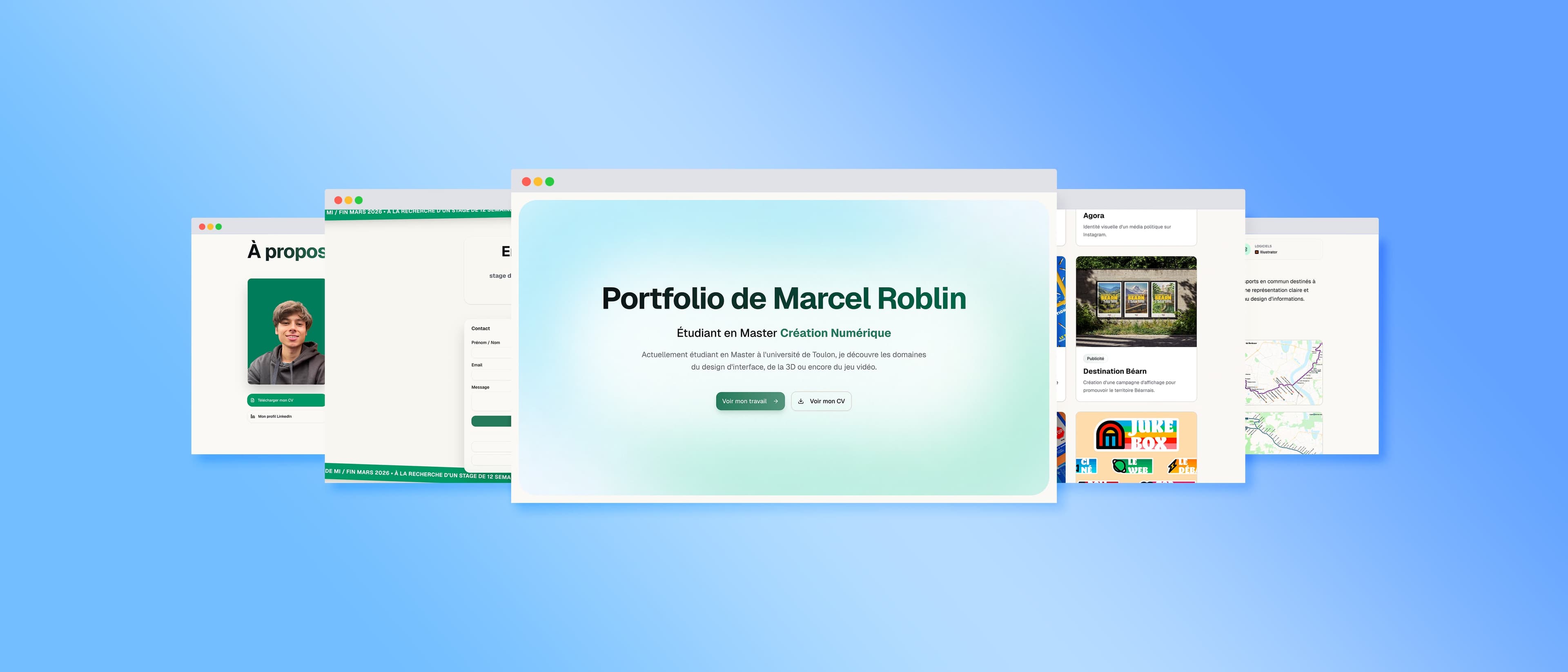 Portfolio interactif